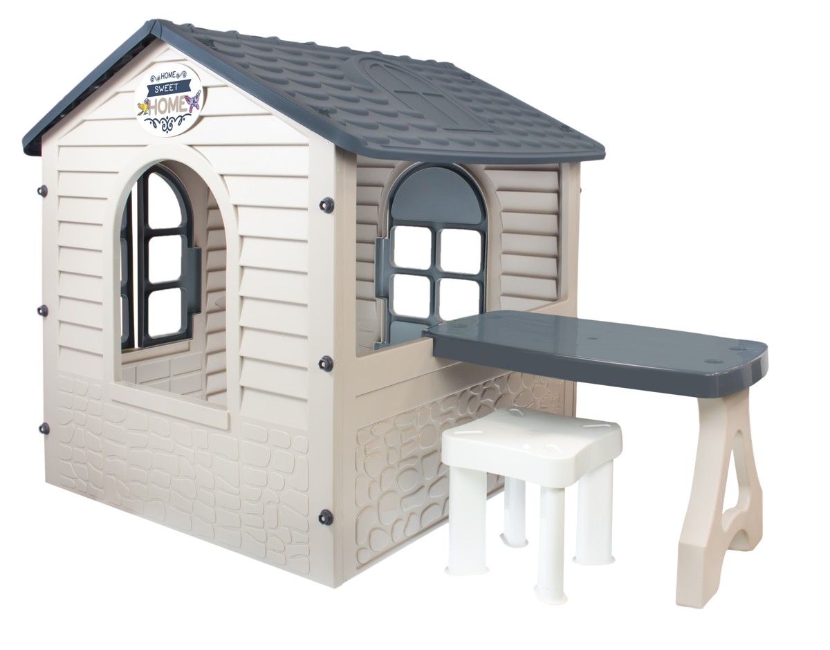 Mochtoys domeček se stolkem a židličkou Mochtoys domeček se stolkem a židličkou